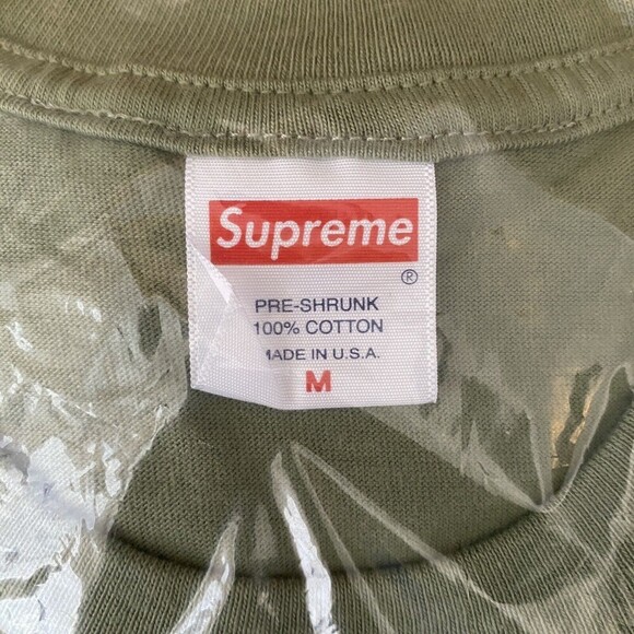 Supreme Lil Kim Tee Green Light Olive Medium T-Shirt - Picture 5 of 5